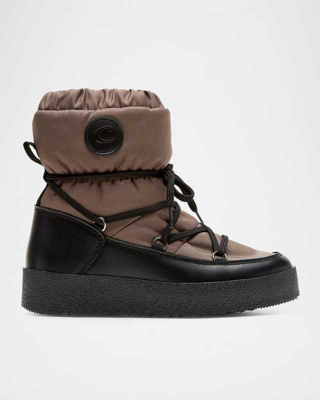 Easton Nylon Lace-Up Winter Booties